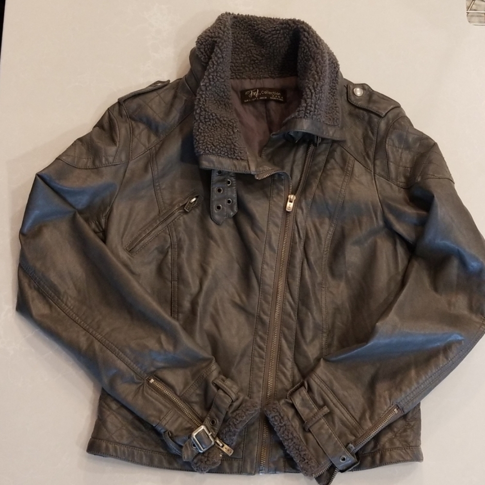 Zara leather jacket
